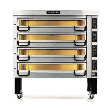 PizzaMaster – Four Stone Hearth, Four Deck, Modular Electric Deck Pizza Oven – 900 Series – PM 944ED
