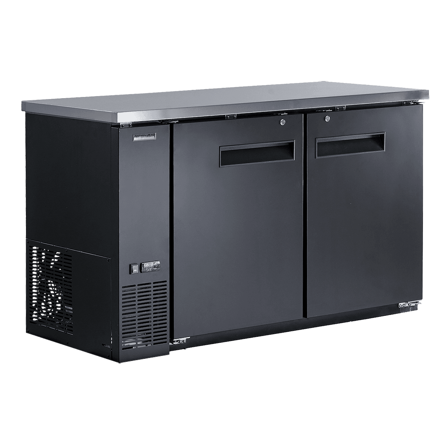 New Air NBB-60-SB 59″ Solid 2-Door Back Bar Refrigerator
