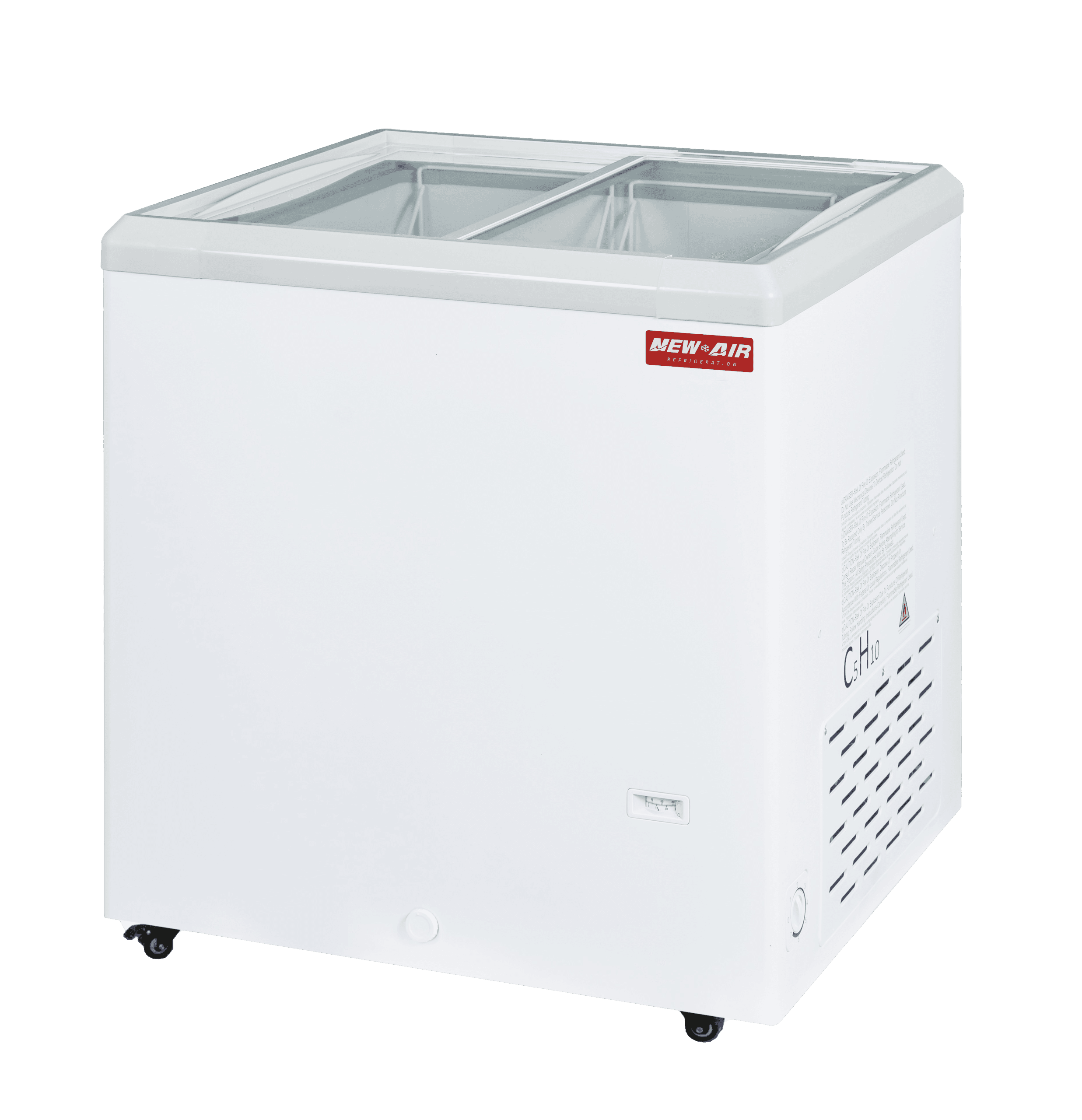New Air – 29″ Flat Glass Ice Cream Cabinet – NIF-29-FG