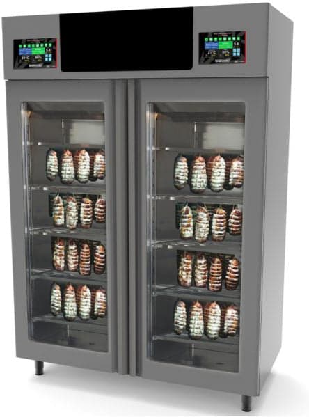 Affinacheese® 220+220 lb. (100+100 kg.) Cheese Drying Cabinet with ClimaTouch® and Fumotic®