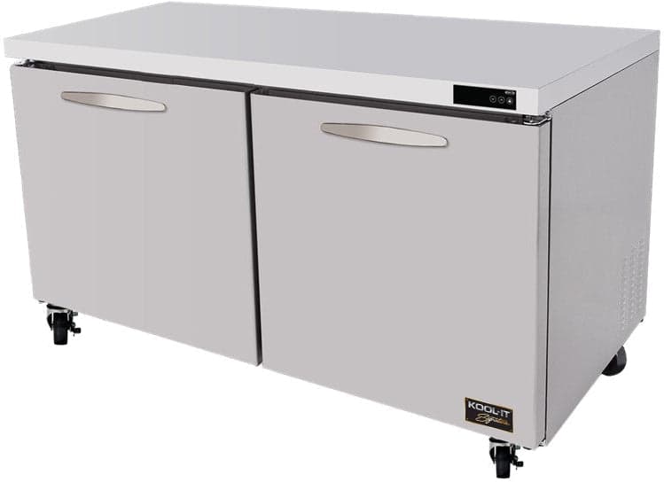 Kool-It 60″ Solid 2-Door Undercounter Refrigerator – KUCR-60-2