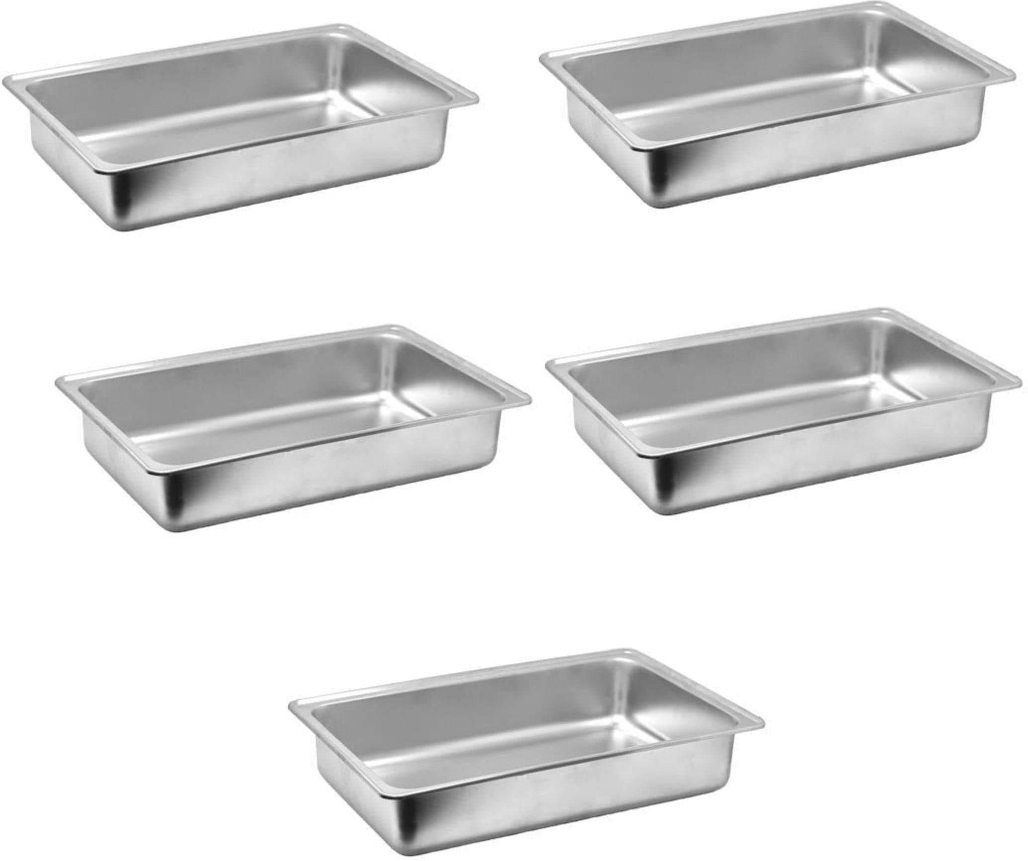 Full Size Stainless Steel Dripless Water Pan 4″ Depth