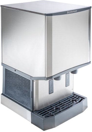 Scotsman HID540A-1 21″ Meridian Touch-Free Air Cooled Countertop Nugget Ice Machine and Water Dispenser – 500 Lbs.