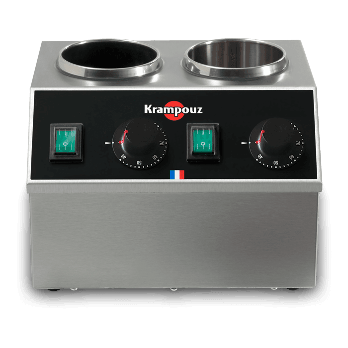 Krampouz – Double Tank Chocolate/Sauce Warmer – BECID2AS