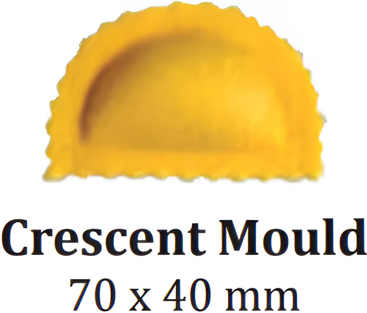 Omcan – 70 x 40 mm Crescent Ravioli Mould For RV 30 – 47404