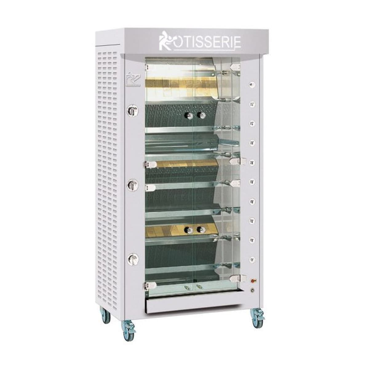 Rotisol – Millenium Rotisserie Oven, gas, floor model, 40-3/8" W, (8) stainless steel V-shaped spits – 975.8MIG