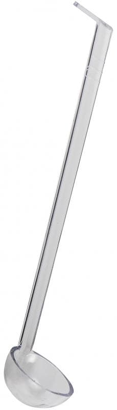 3/4 oz One-Piece Clear Ladle with 8.5″ Handle