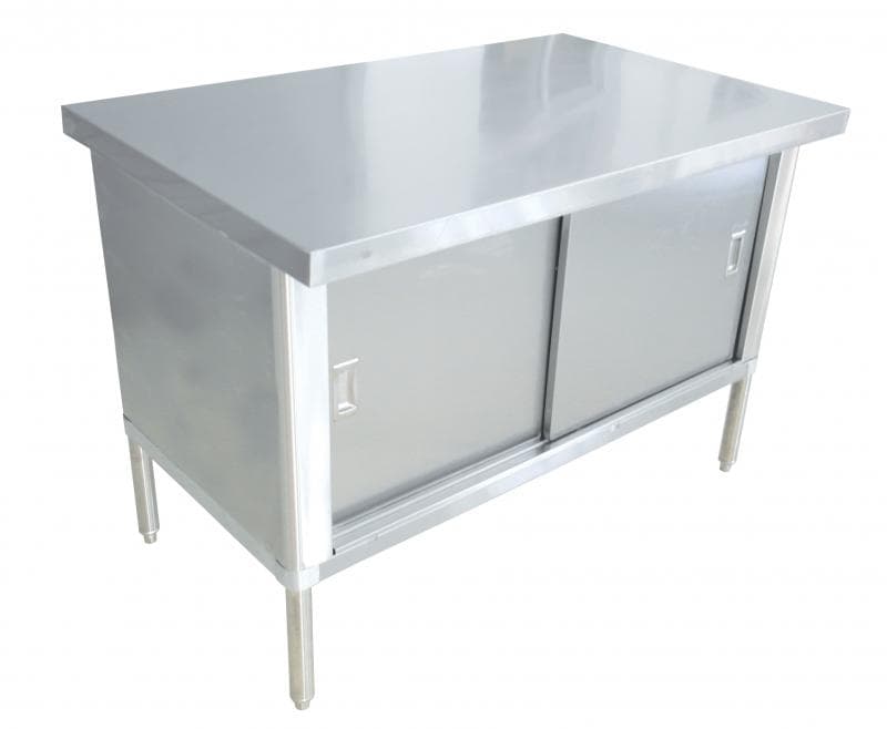 Omcan 430 Stainless Steel Knock-down Worktable – Flush Edge