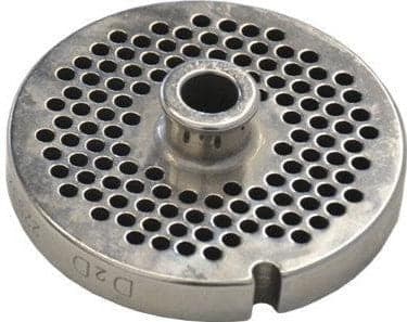 Stainless Steel #56 machine plate with hub 4mm (5/32″) – one notch w/ two flat sides