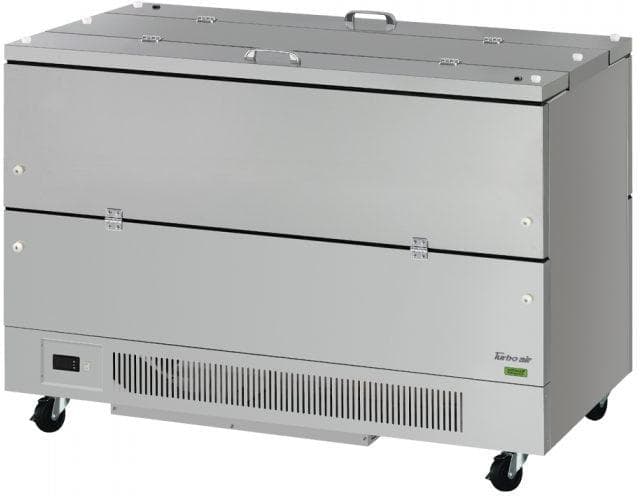 Turbo Air - Super Deluxe 58" Silver Cold Wall Dual Sided Access Milk Cooler - TMKC-58-2-SS-N6 (ETA 5-6 Weeks)