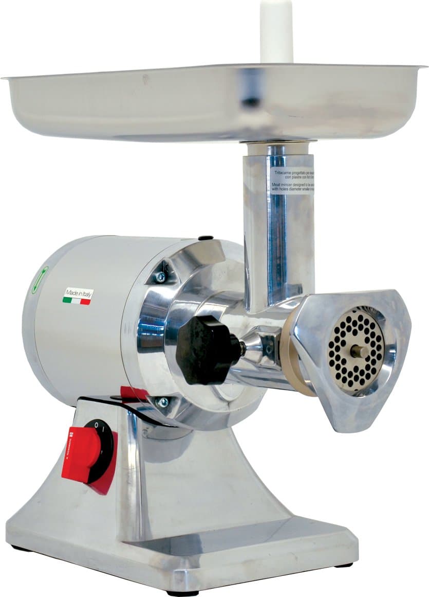 #12 Stainless Steel Meat Grinder with 1 HP Motor