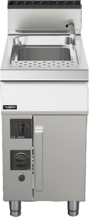 Trento 12 Gallon (45L) Natural Gas Pasta Cooker, Double Burner – 78,000 BTU