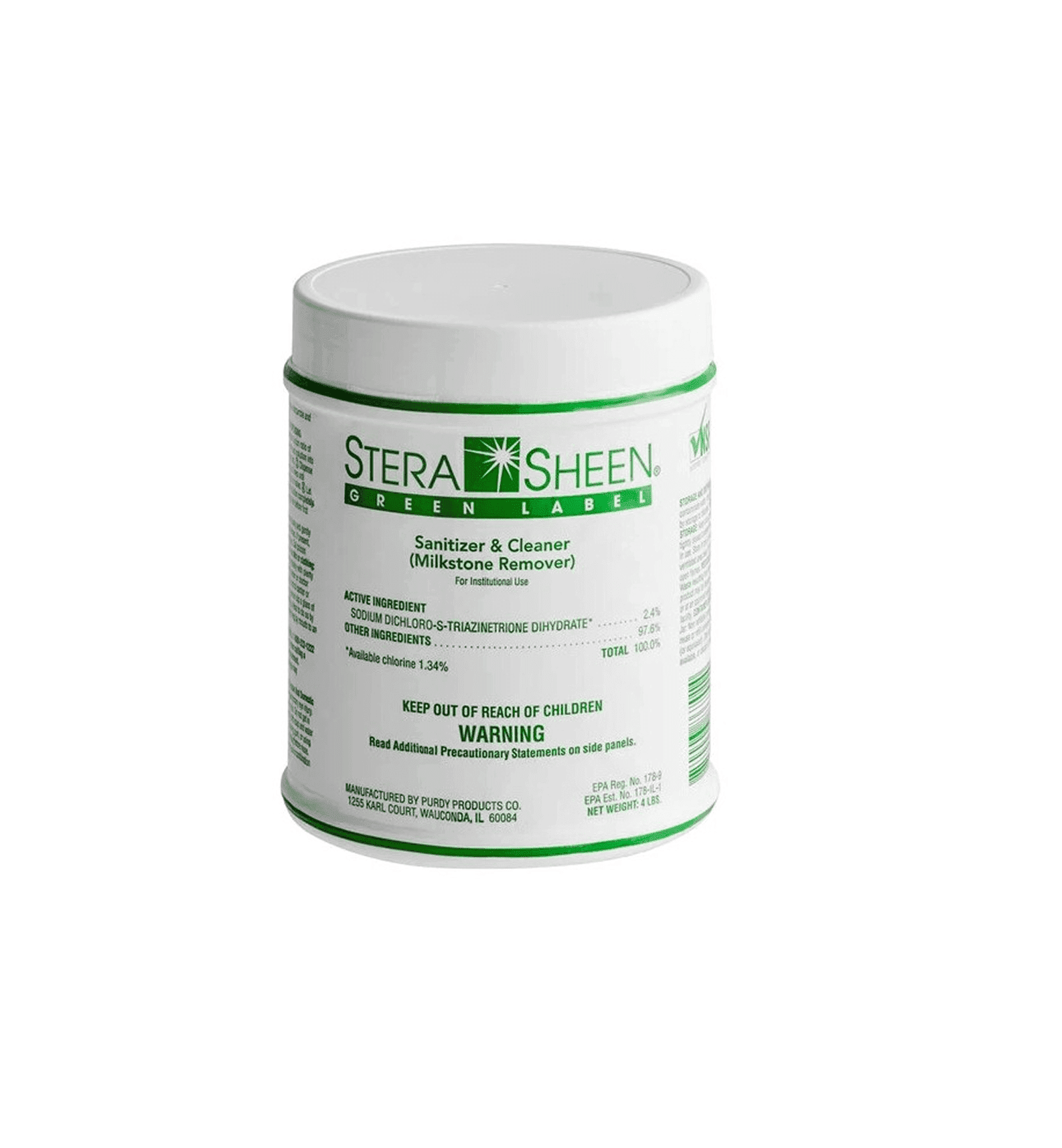 Spaceman – Sanitizer • Ice Cream Machine Cleaner – 4lb NSF-Approved Bulk Tub – Sanitizer 4lb