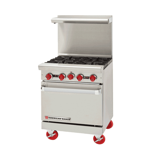 American Range AR-4-LP 24″ Propane Gas Range With 4 Open Burner