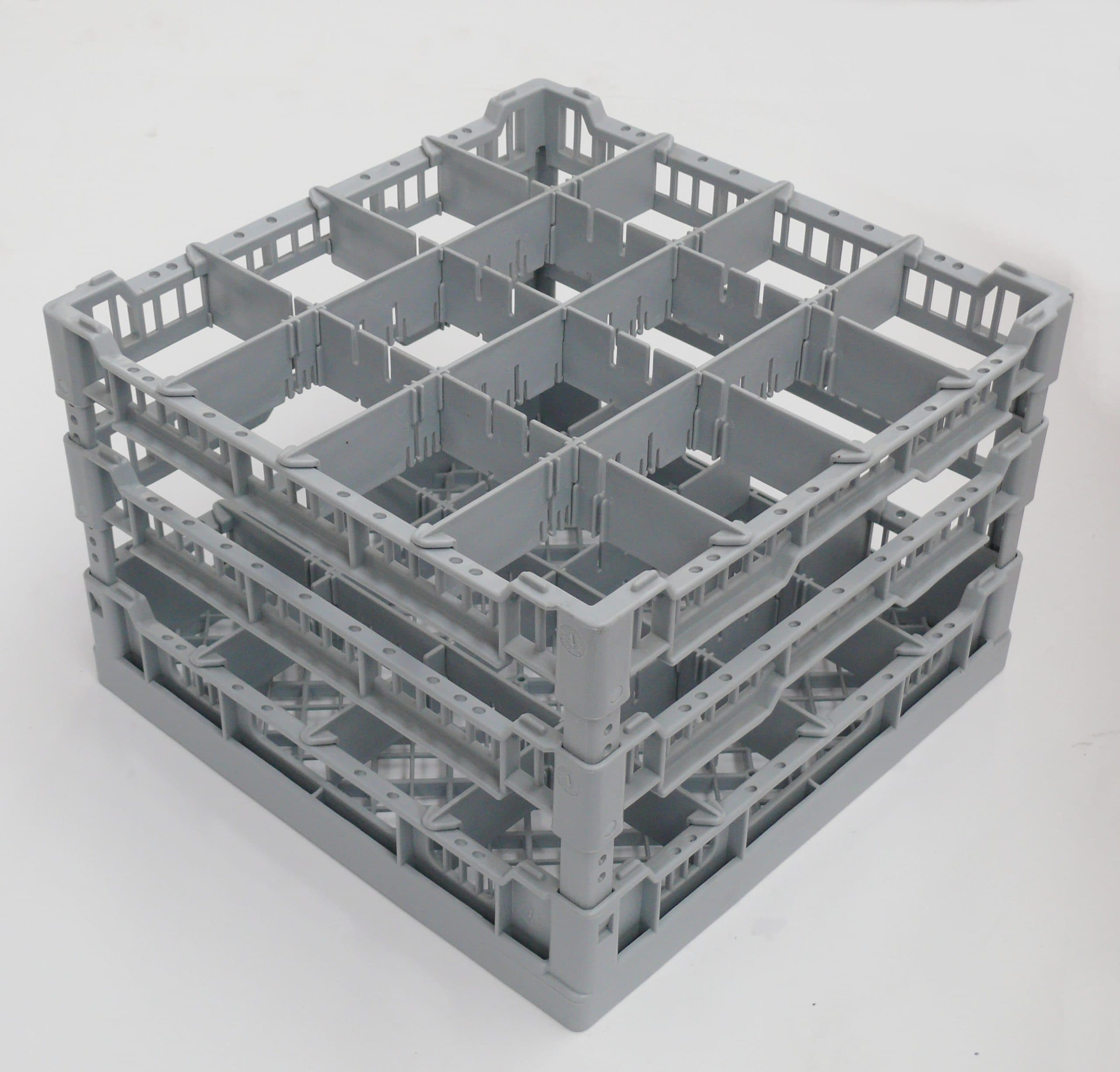 Lamber – Glass Rack with Compartments (16 Glasses)