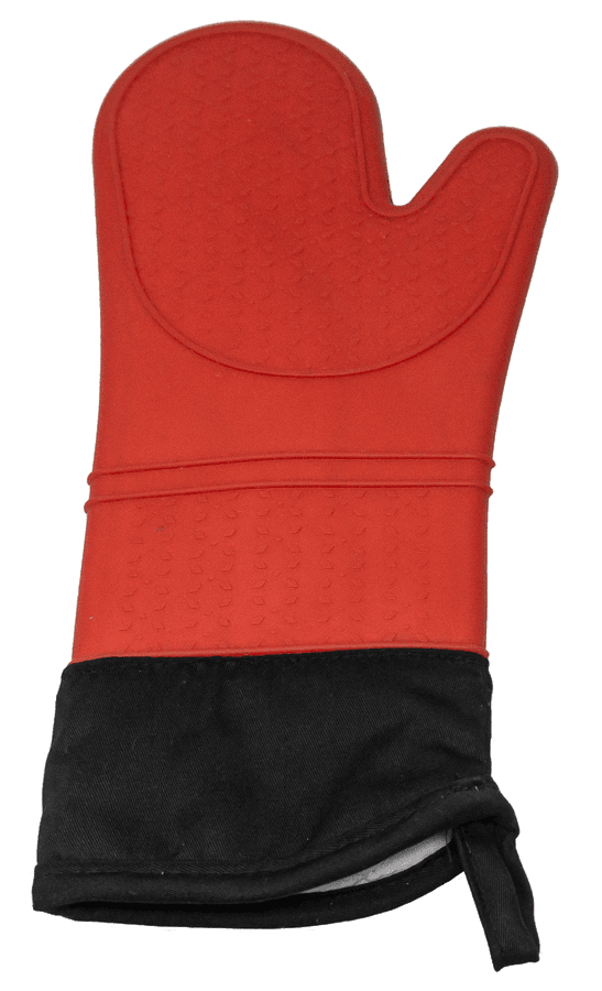 15″ Red Silicone Oven Mitt