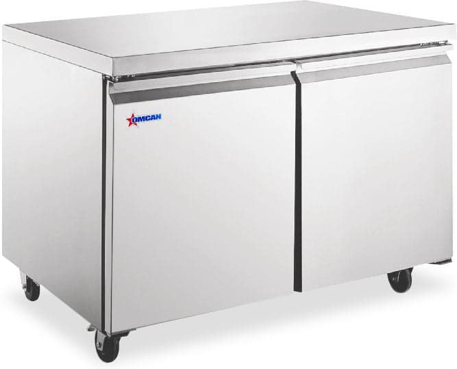 36″ Two (2) Door Undercounter Refrigerator, 8.7 cu. ft (246 L), Stainless Steel