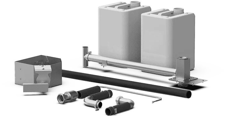 Unox - SMART.Drain Manual Kit for Neutral Cabinet and High Open Stand - XUC020