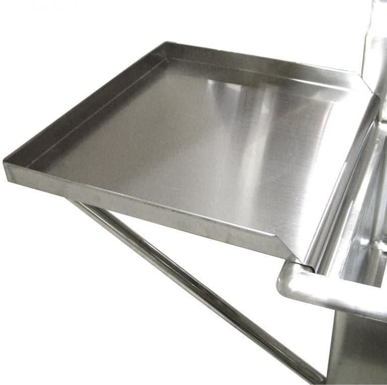 18″ x 21″ Removable Stainless Steel Knockdown Drainboard for 18″ x 21″ Tub Sink, 18 Gauge