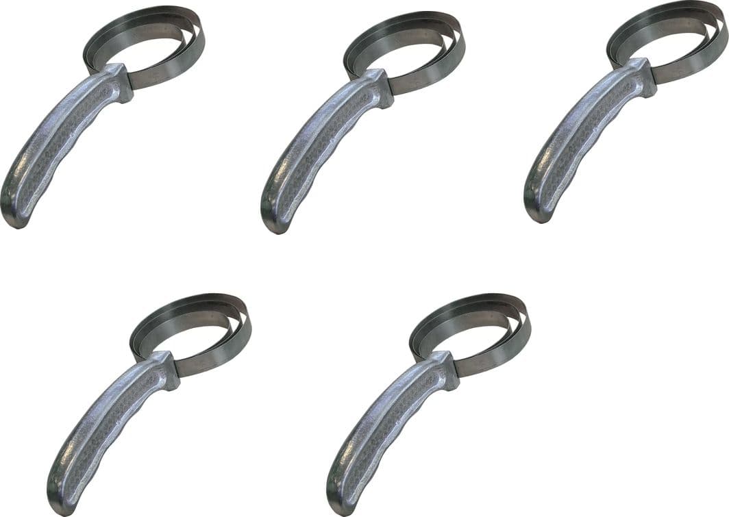 Round Stainless Steel Meat Scraper