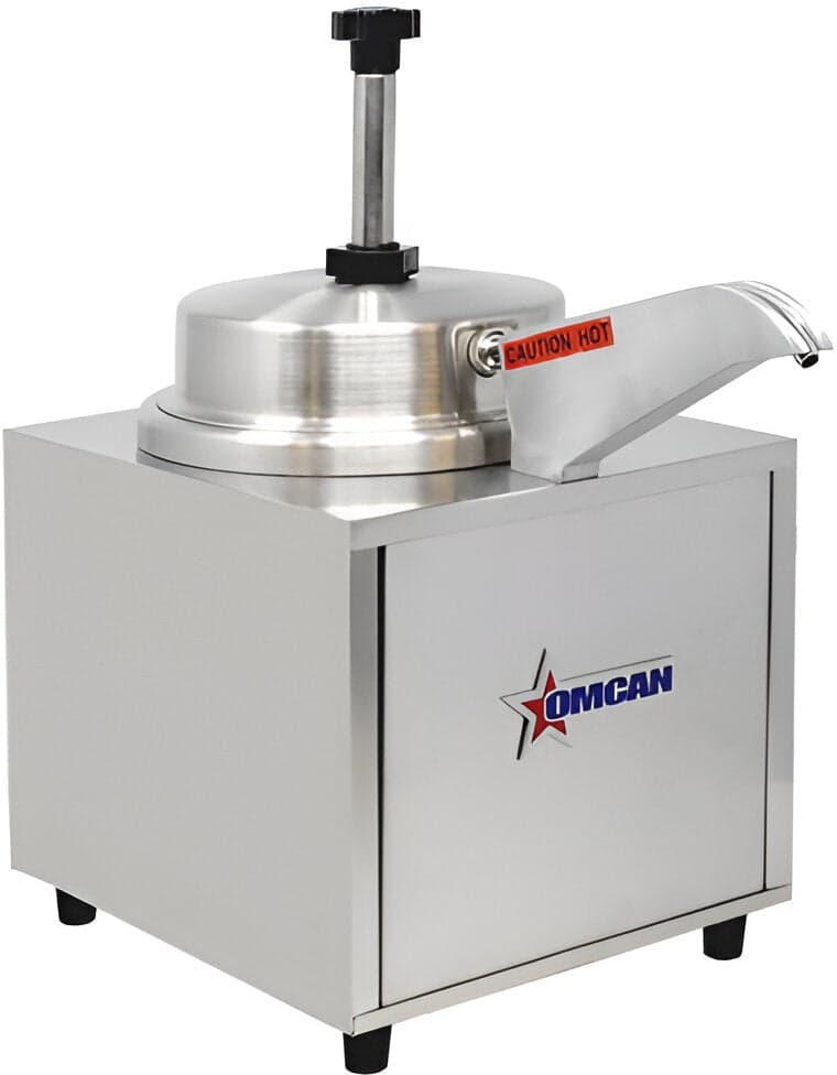 Countertop Stainless Steel Food Warmer with 3.5 qt capacity (with Spout and Pump)
