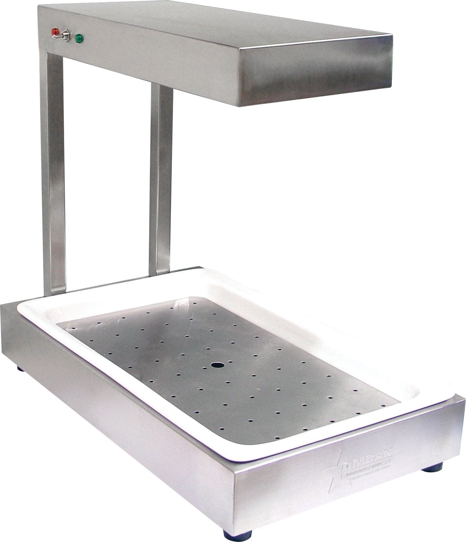 13″ Countertop Fry Dump Station with Overhead Heat Strip – 850W, 110V