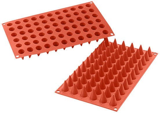 Silikomart – 0.7" x 1.1" Silicone #66 Compartment Cone Baking Mold – SF131