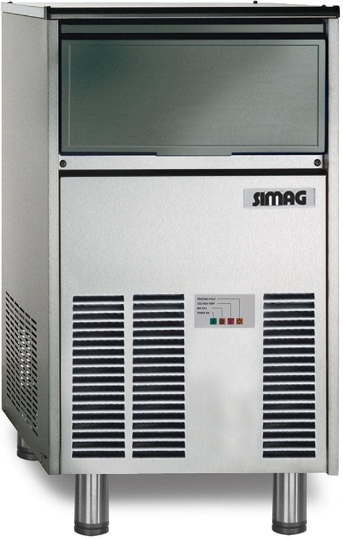 Simag SCH30A 15″ Undercounter Full Cube Ice Machine – 62 Lbs.