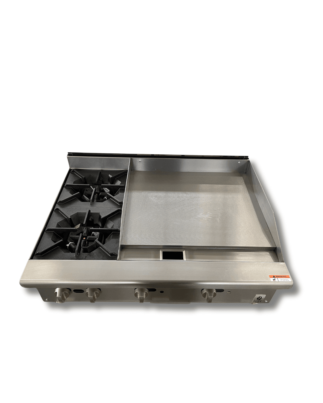 HOTZONE – COOKTOP  12″ HOTPLATE & 24″ GRIDDLE 36″