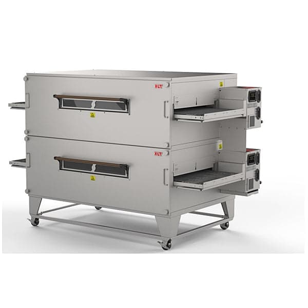 XLT 4455 Double Stack Natural Gas Conveyor Pizza Oven (44″ belt, 55″ chamber)
