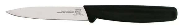 3 1/4″ Paring Knife with Black Polypropylene Handle