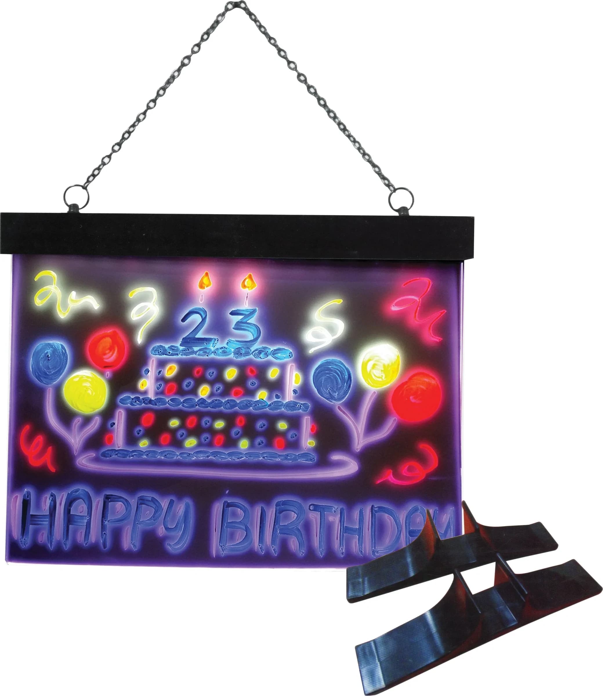 Desktop and Hanging LED Write-On Flash Board
