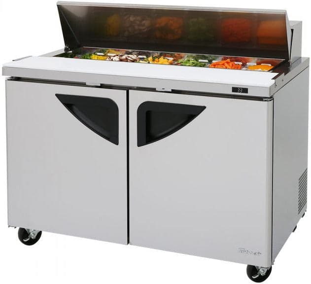 Turbo Air – Super Deluxe 48″ Refrigerated Sandwich Prep Table with 2 Doors – TST-48SD-N (ETA 5-6 Weeks)