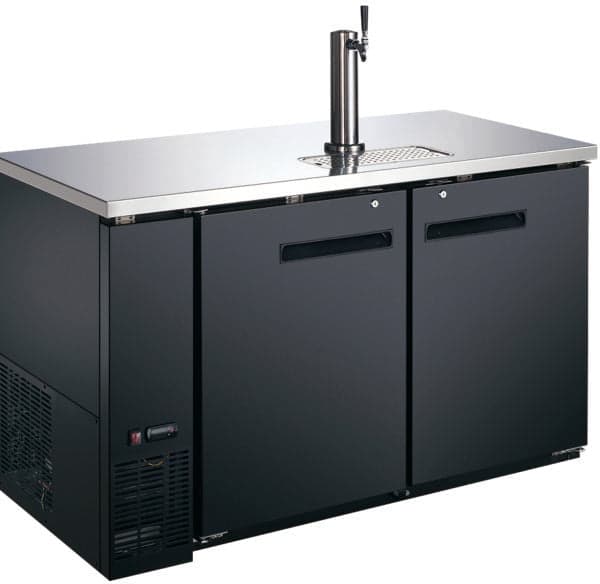59″ Two (2) Door Kegerator / Beer Dispensers with One Tap, 19 cu.ft. (547 L)