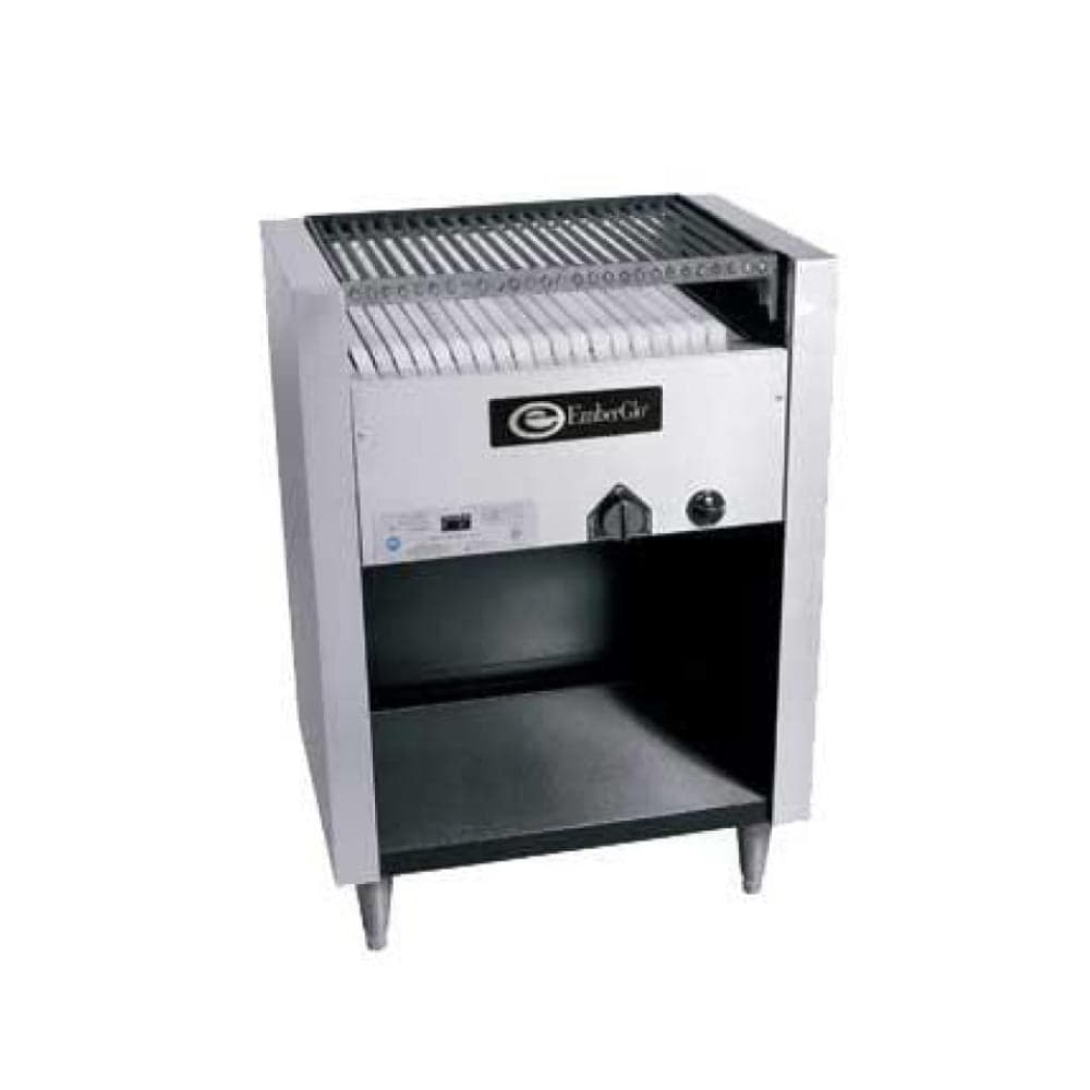 EmberGlo 25F 26″ Floor Model Radiant Natural Gas Charbroiler – 39,600 BTU