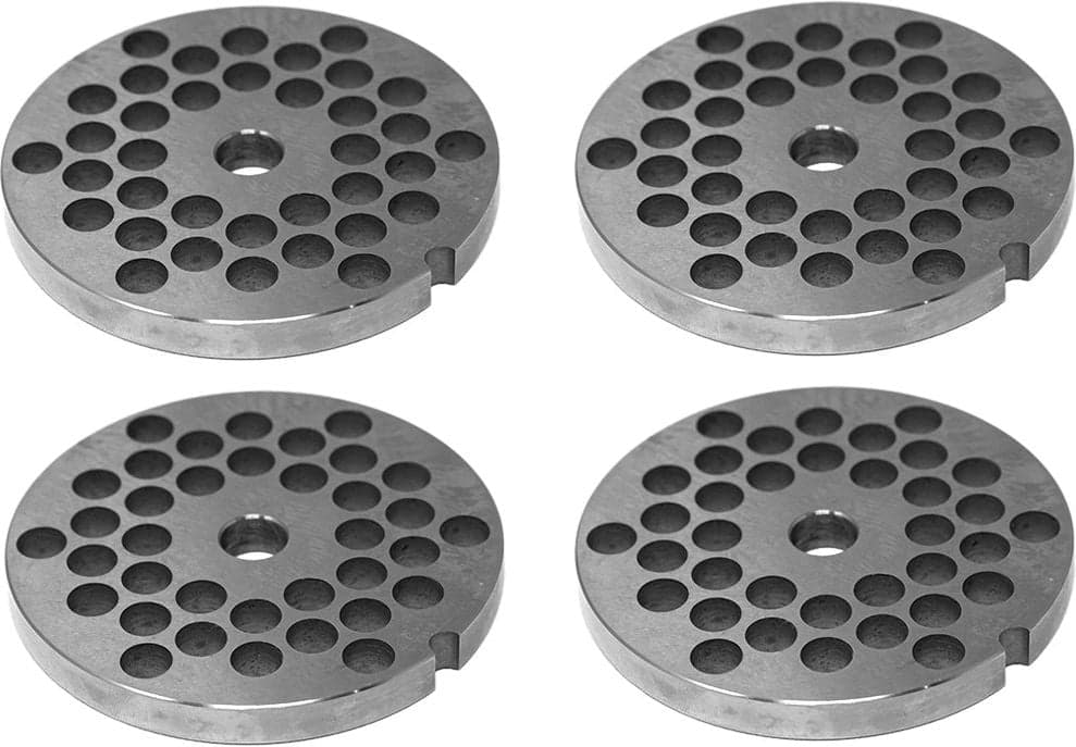 European Style #32 stainless steel plate, hubless, 10mm (3/8″) – one notch/ round