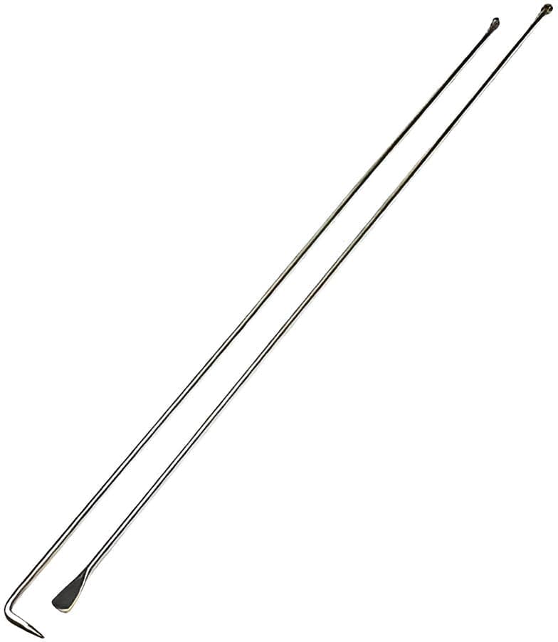 38" Tandoori Naan Hook and Scraper - Naan Rods 2 Pc Set