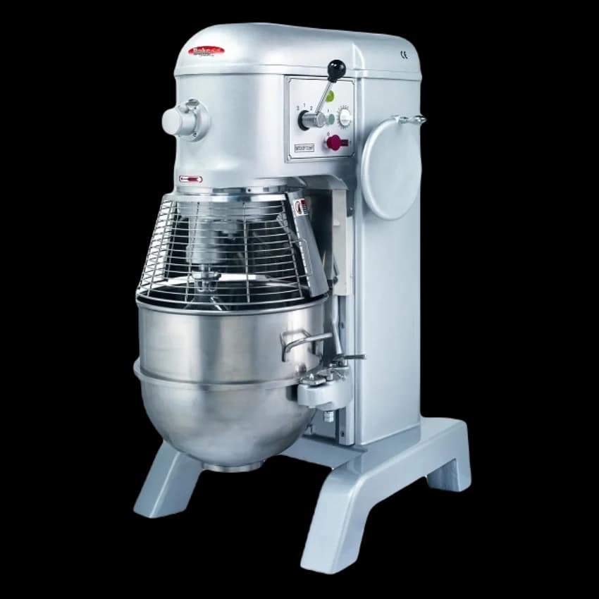 BakeMax BMPM60B Commercial Floor Model Heavy Duty Electric 60-Quart 3-Speed Belt Driven Planetary Mixer