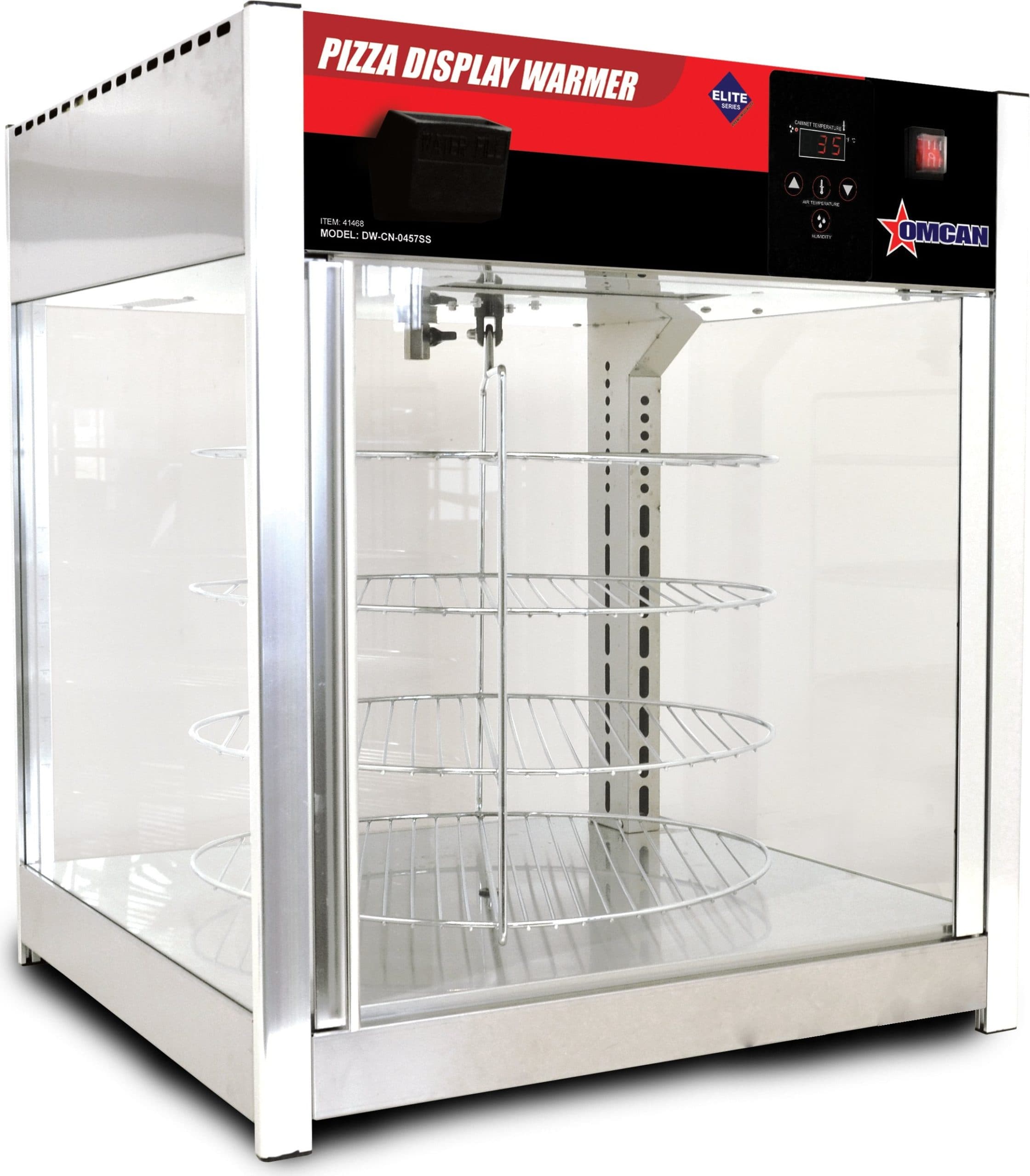 24" Pizza Display Warmer, Self-Service – 110 V, 1500 W