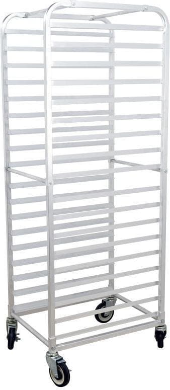 Aluminum Bun Pan Rack with Curved Top – 18 slides
