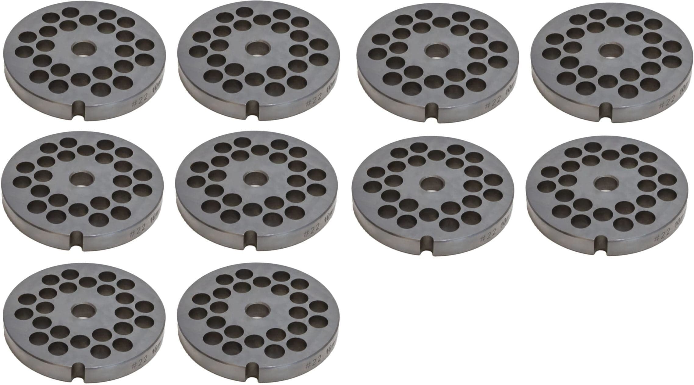 Carbon steel #22 machine plate, hubless, 3.5mm (1/8″) – one notch/ round