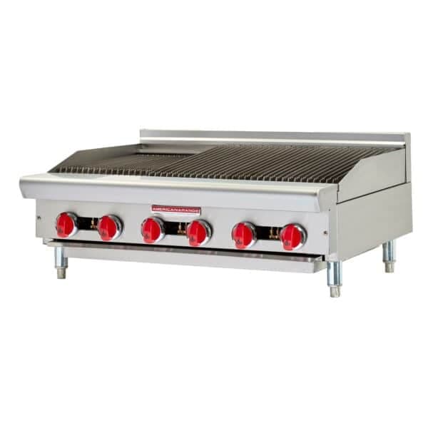 American Range ARSRB‐36 36″ Radiant Natural Gas Countertop Charbroiler – 90,000 BTU