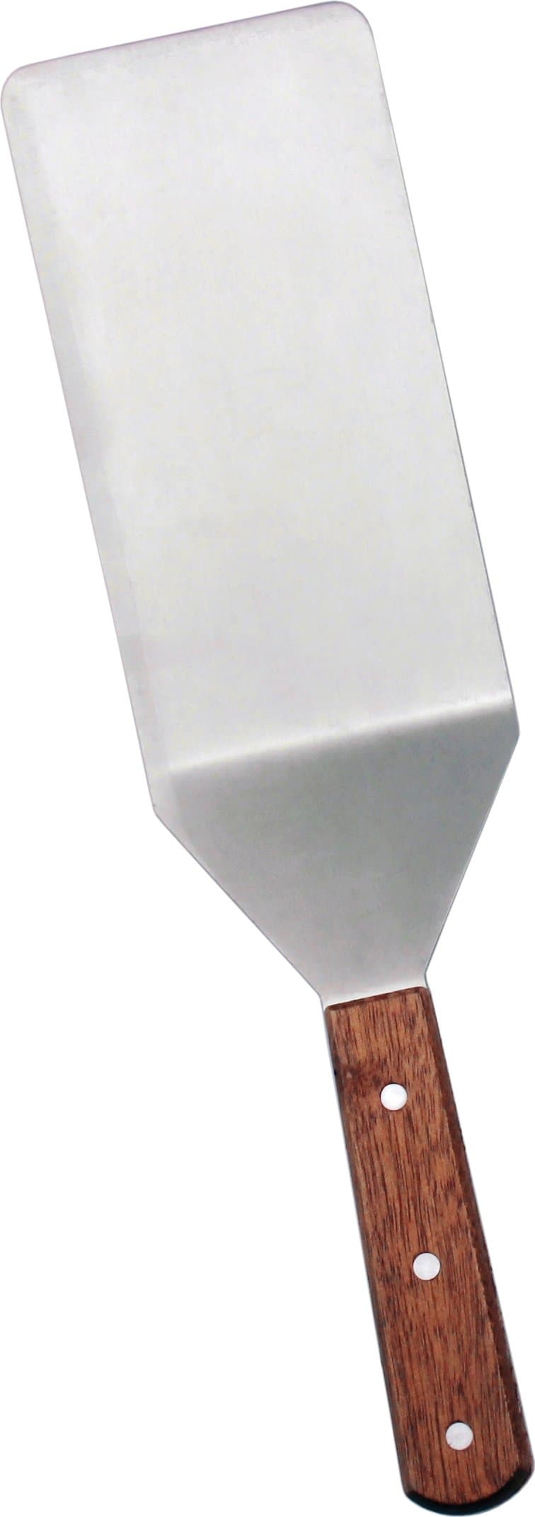 Kitchen Turner with Cutting Edge and 7.5″ x 4″ Blade with Wooden Handle