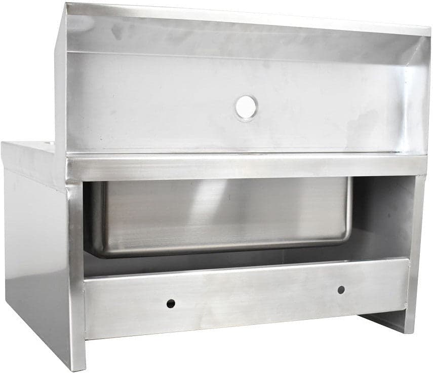 Fabricated Stainless Steel Hand Sink For Knee Valve