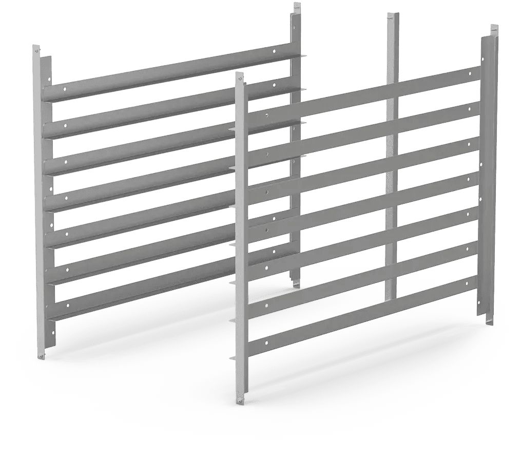Unox - Lateral Supports for Stand for 26" x 18" Ovens - XWALC-07EF-H