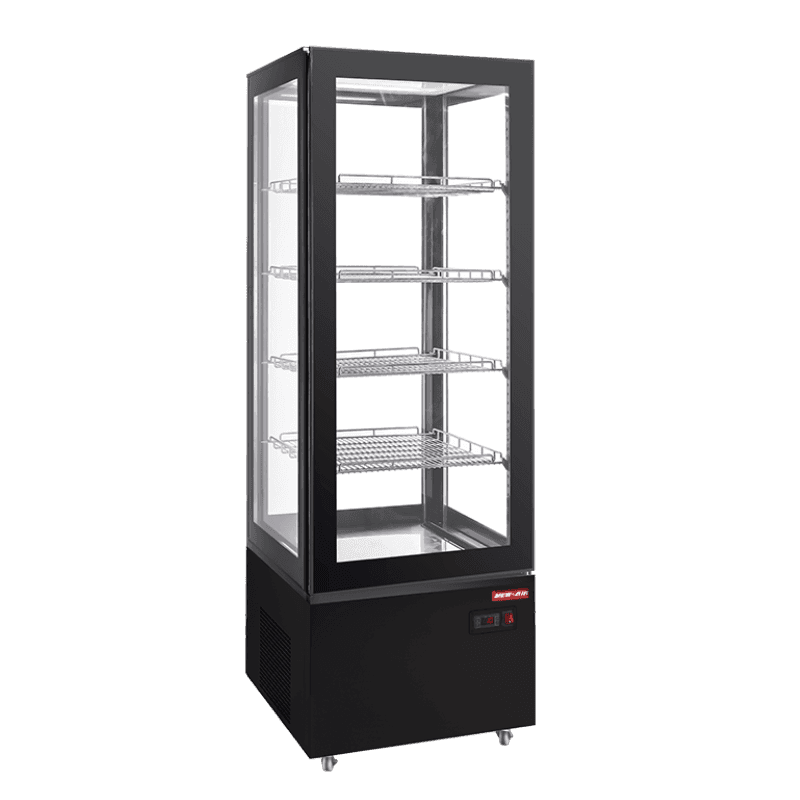 New Air NUDC-21-SS 21" Upright Glass Refrigerated Display Case