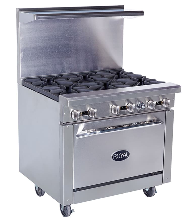 Royal RR-2G24 36″ Natural Gas Range With 24″ Griddle