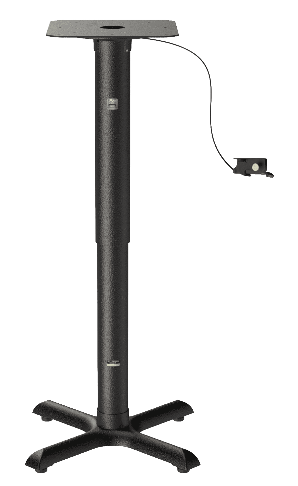 FLAT Tech – AUTO-ADJUST KX22 Table Base (with Height-Adjustable Pneumatic Post) – CT2064