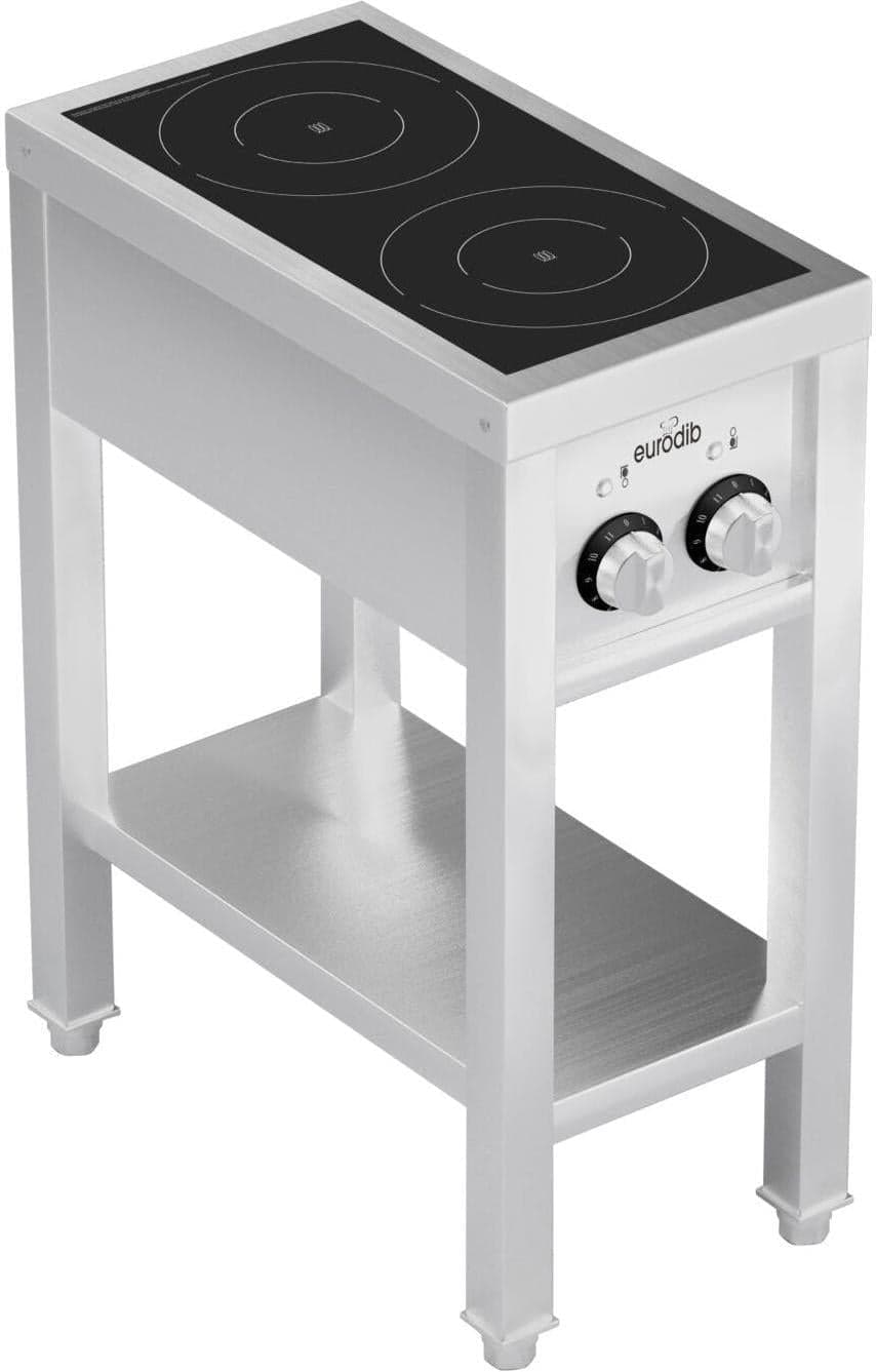 Eurodib – Freestanding 2 Burner Commercial Induction Cooktop 3Ph – FCIHD235OS3PH
