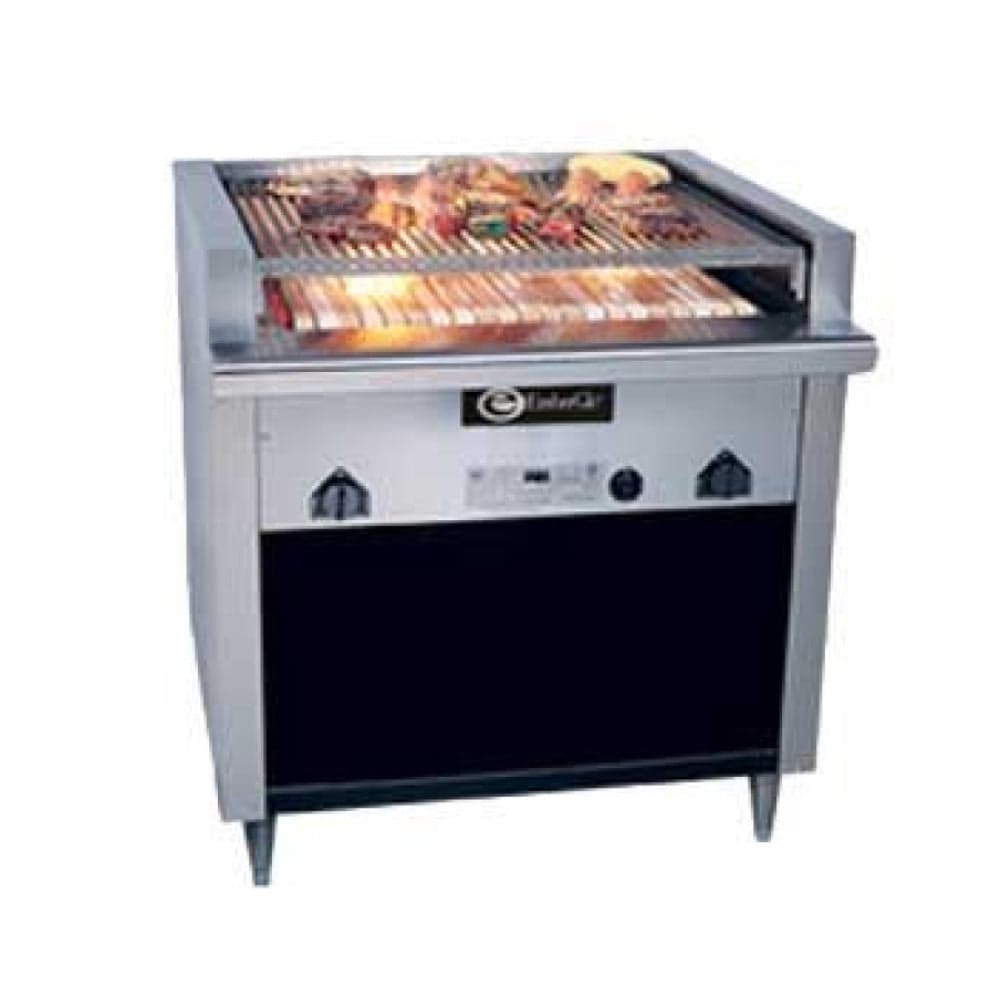 EmberGlo 41F 36″ Floor Model Radiant Natural Gas Charbroiler – 85,000 BTU